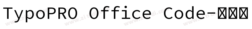 TypoPRO Office Code字体转换